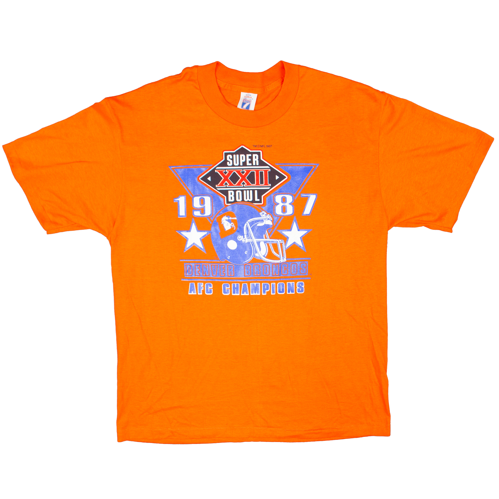 Vintage 1987 Super Bowl Denver Broncos AFC Champion T-shirt