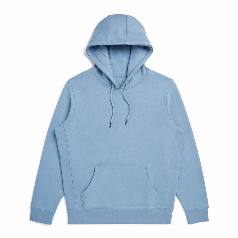 Hand Embroidery Garment Sky on sale Blue Hoodie Size M Organic Cotton