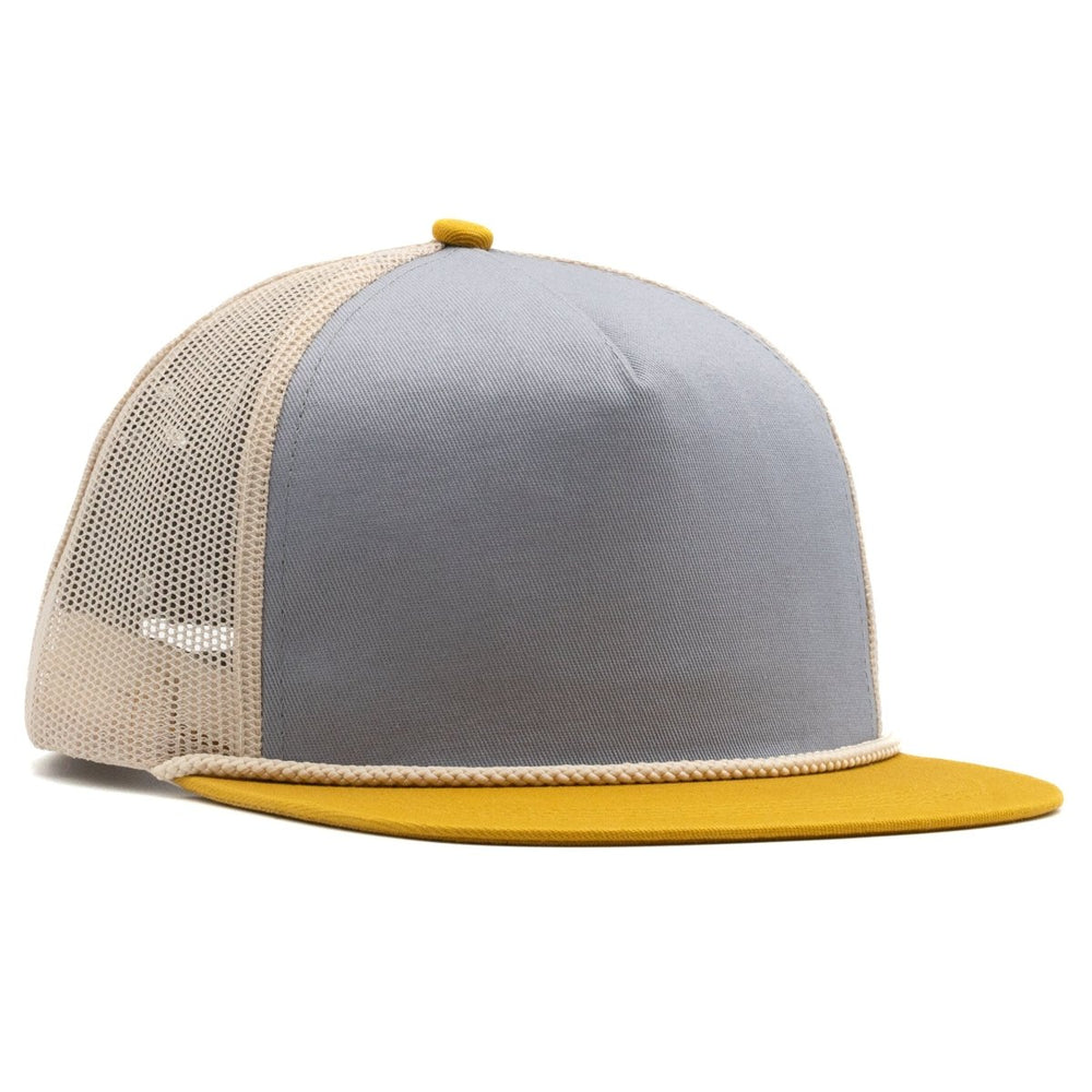 Headwear - 90s Trucker - Silver/Gold/Beige - SNAG