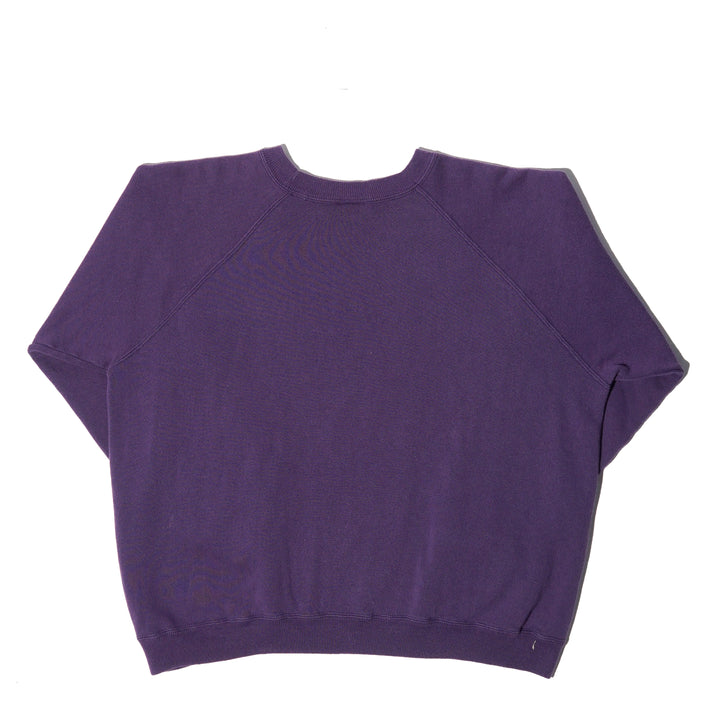 Purple Blank Pullover Sweater