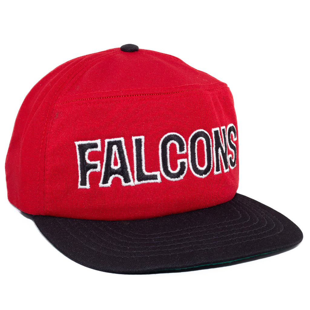 Vintage 80's Atlanta Falcons Black Snapback Trucker Hat