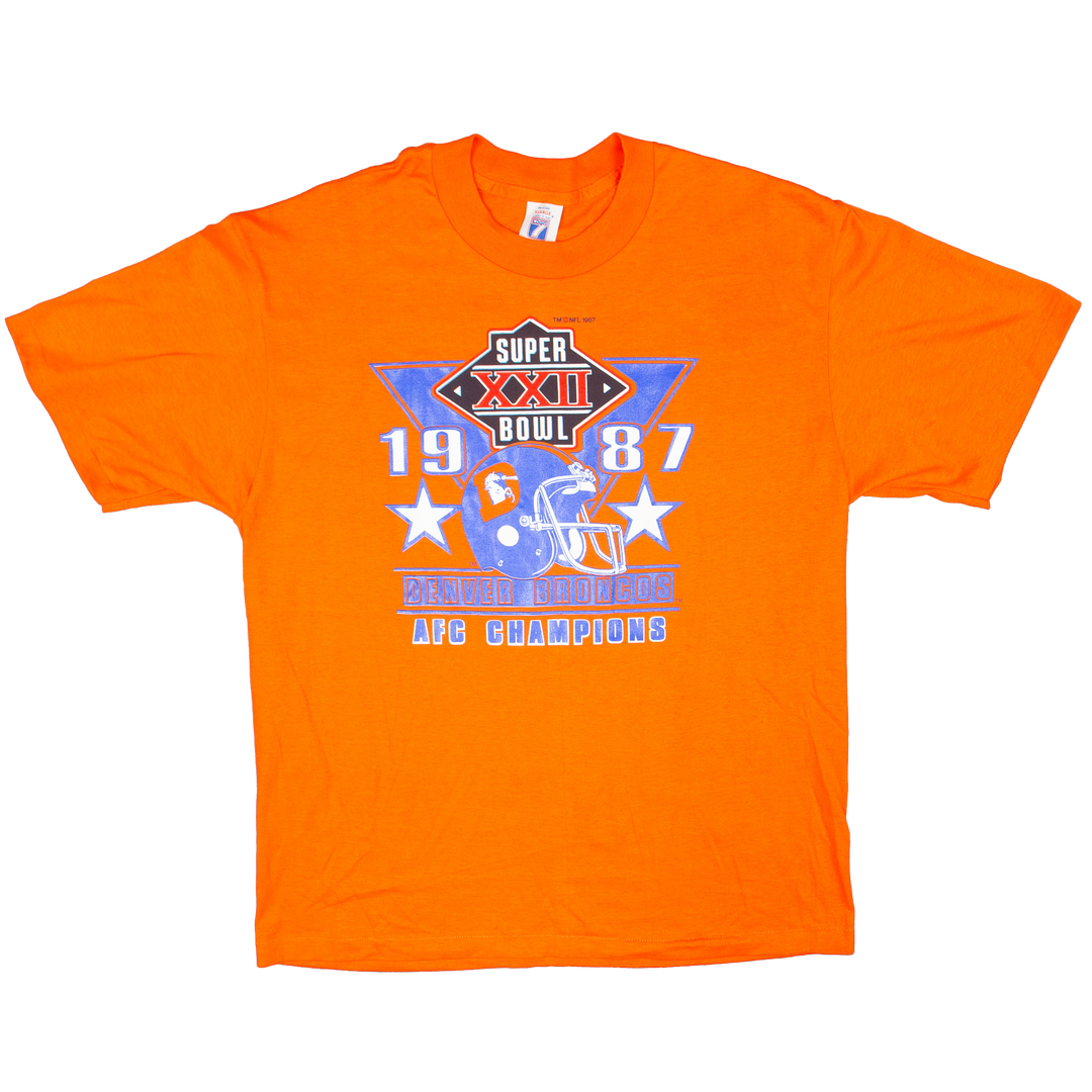 Vintage T-Shirt, Denver Broncos AFC Champions '87