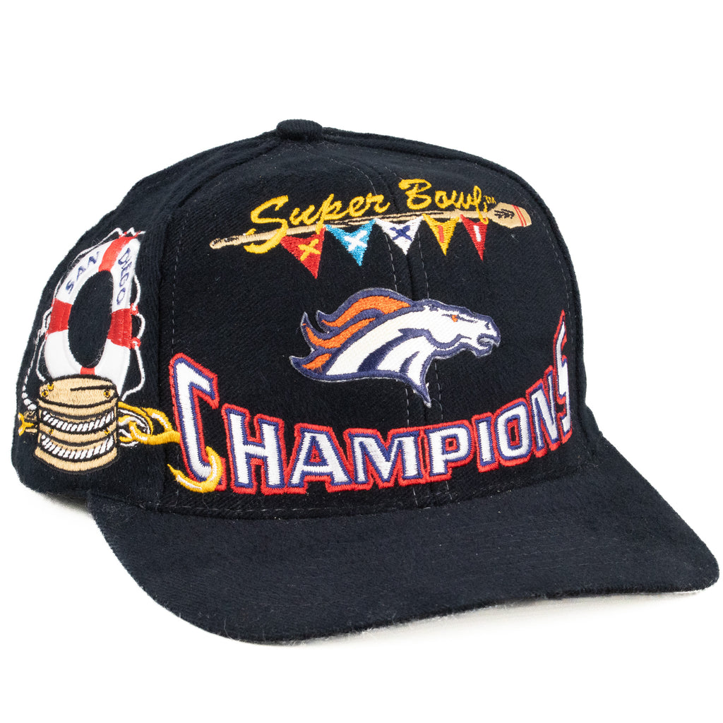 Vintage 1999 Denver Broncos Super Bowl XXXIII 33 Champions Logo 7 Hat NWT