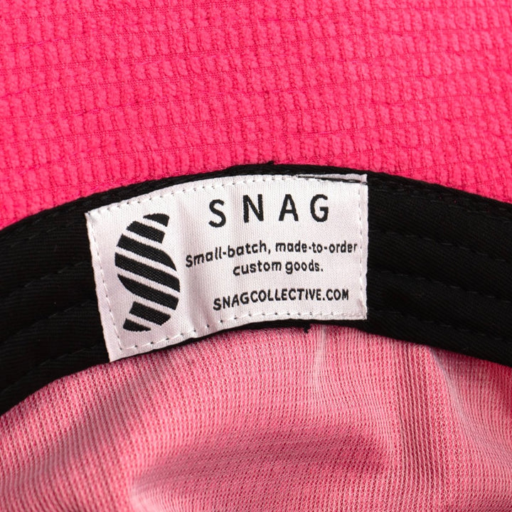 Headwear - Hot Pink Waffle Bucket - SNAG