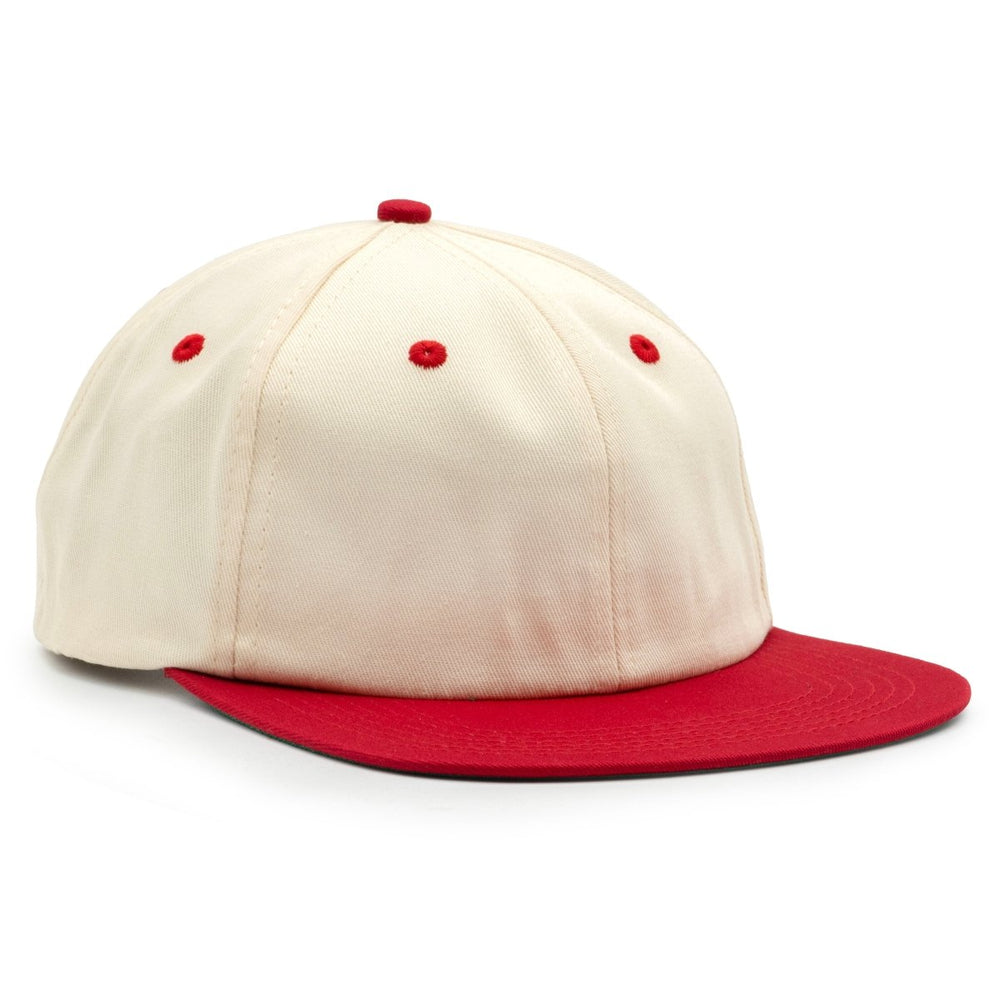 Headwear - OG Snapback - Beige & Red - SNAG