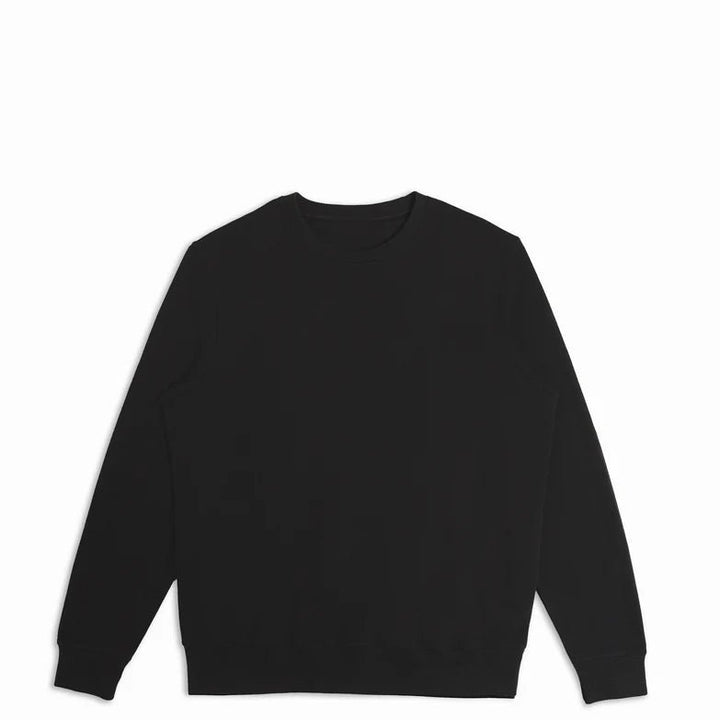 Custom Product - Organic French Terry Crewneck - Black - SNAG