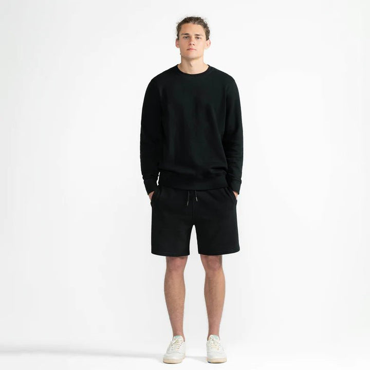 Custom Product - Organic French Terry Crewneck - Black - SNAG