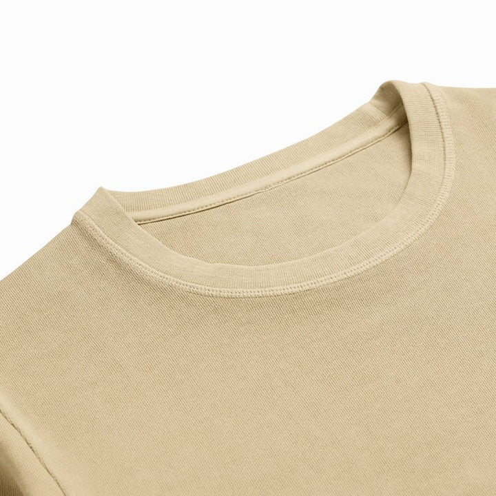 Custom Product - Organic French Terry Crewneck - Dune - SNAG