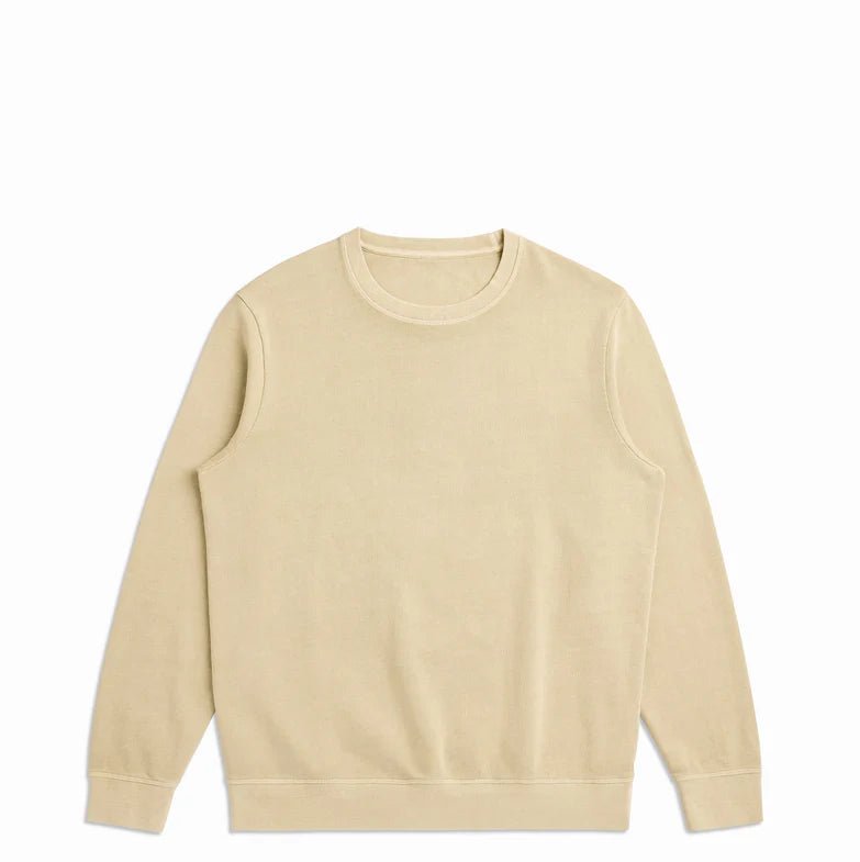 Custom Product - Organic French Terry Crewneck - Dune - SNAG