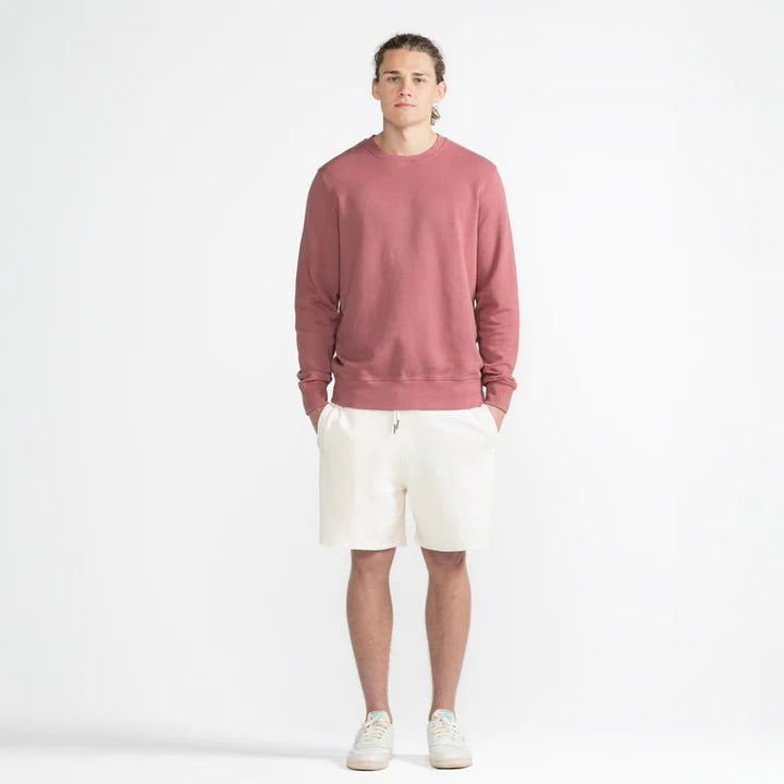 Custom Product - Organic French Terry Crewneck - Rosewood - SNAG