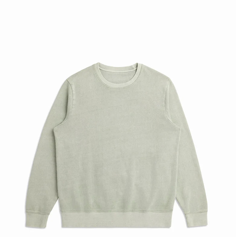 Custom Product - Organic French Terry Crewneck - Sage - SNAG