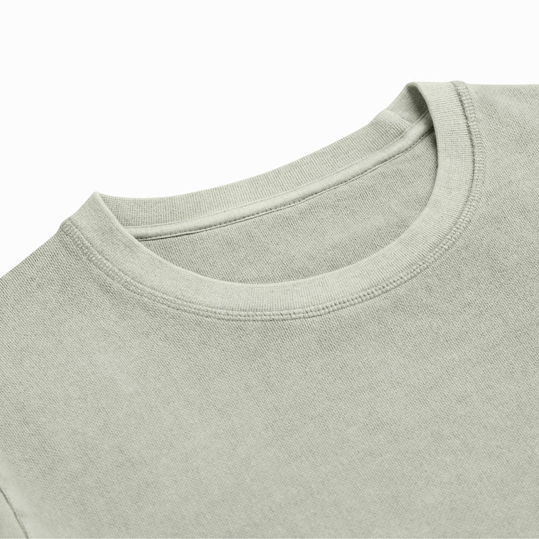 Custom Product - Organic French Terry Crewneck - Sage - SNAG