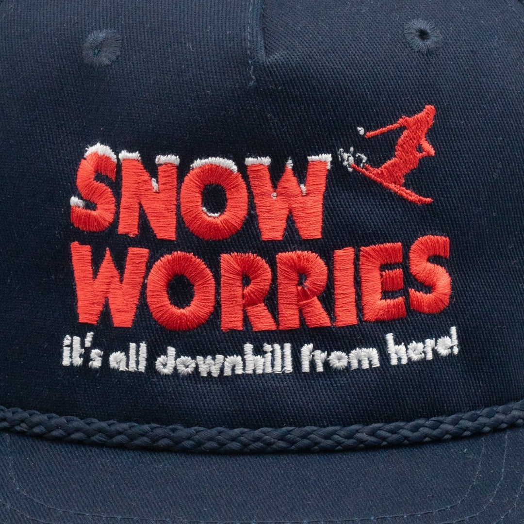 Headwear - Snow Worries Its All Downhill From Here - SNAG