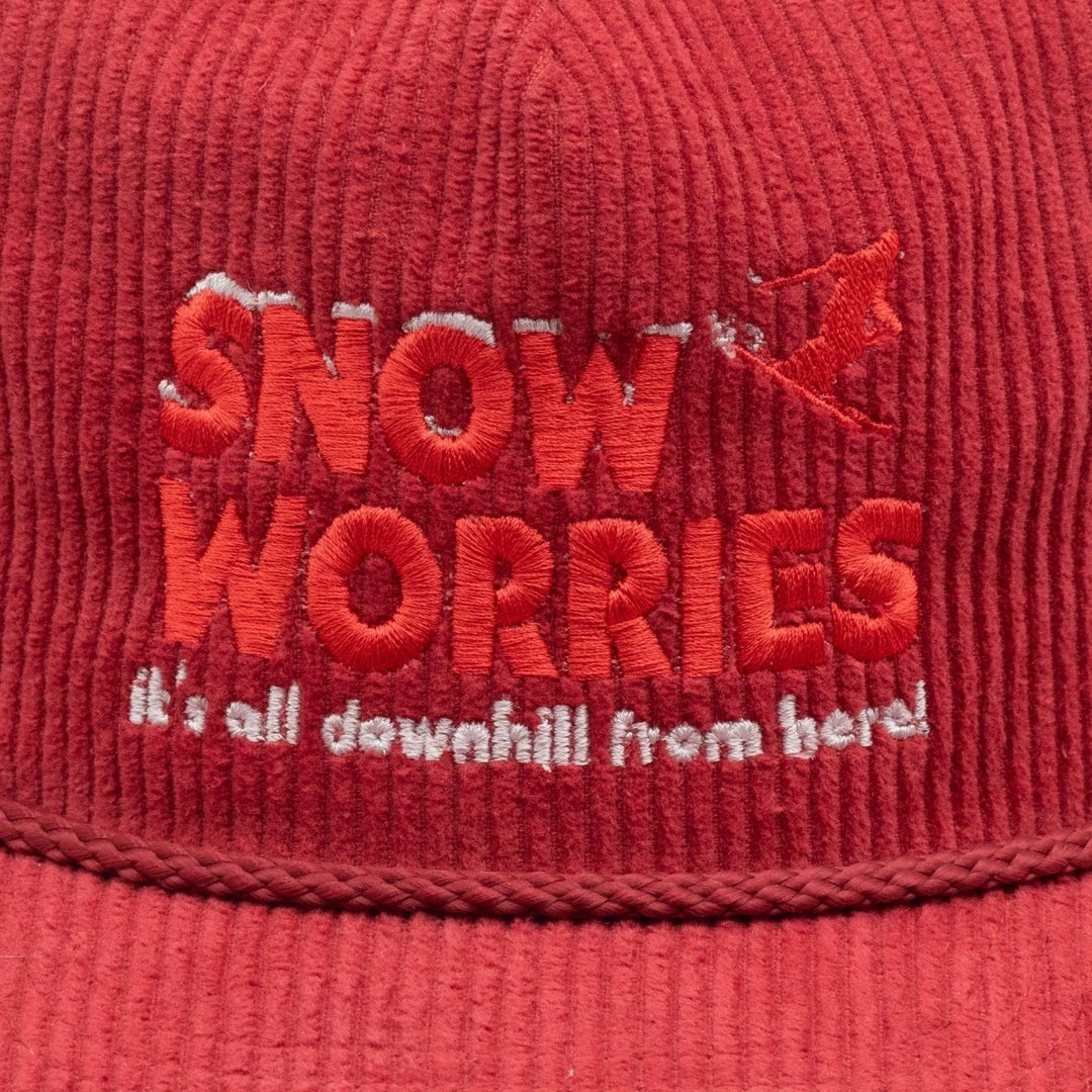 Headwear - Snow Worries Its All Downhill From Here - SNAG