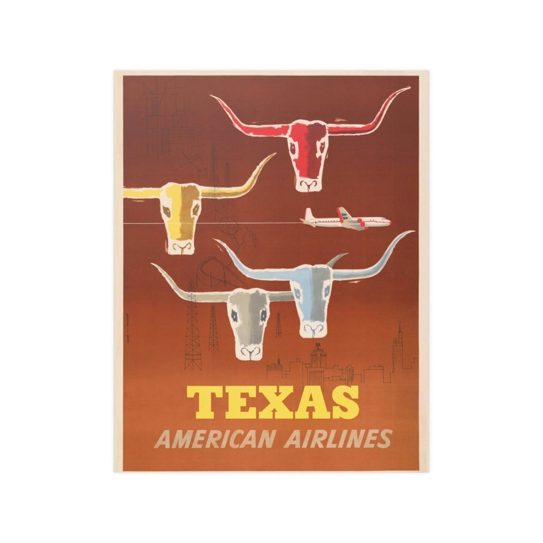 Poster - Texas American Airlines - SNAG