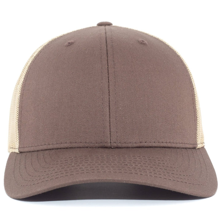 Headwear - Traditional Trucker - Brown & Beige - SNAG