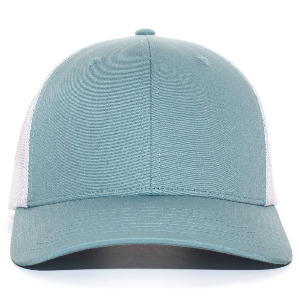 Headwear - Traditional Trucker - Faded Blue & White - SNAG