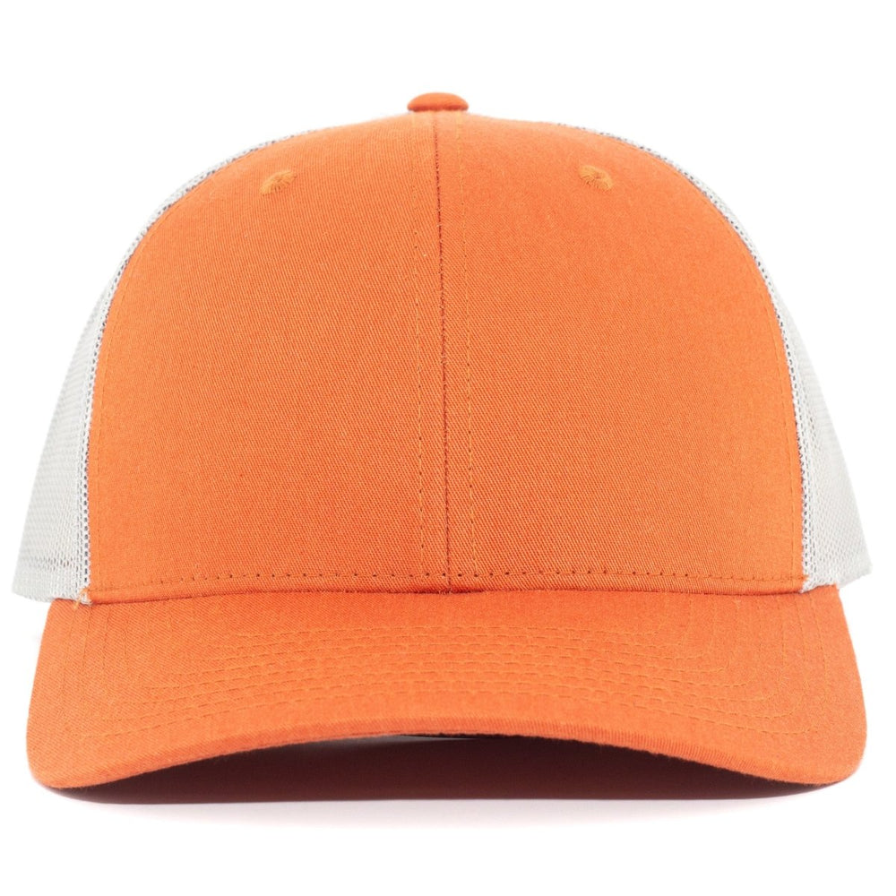 Headwear - Traditional Trucker - Orange & Grey - SNAG