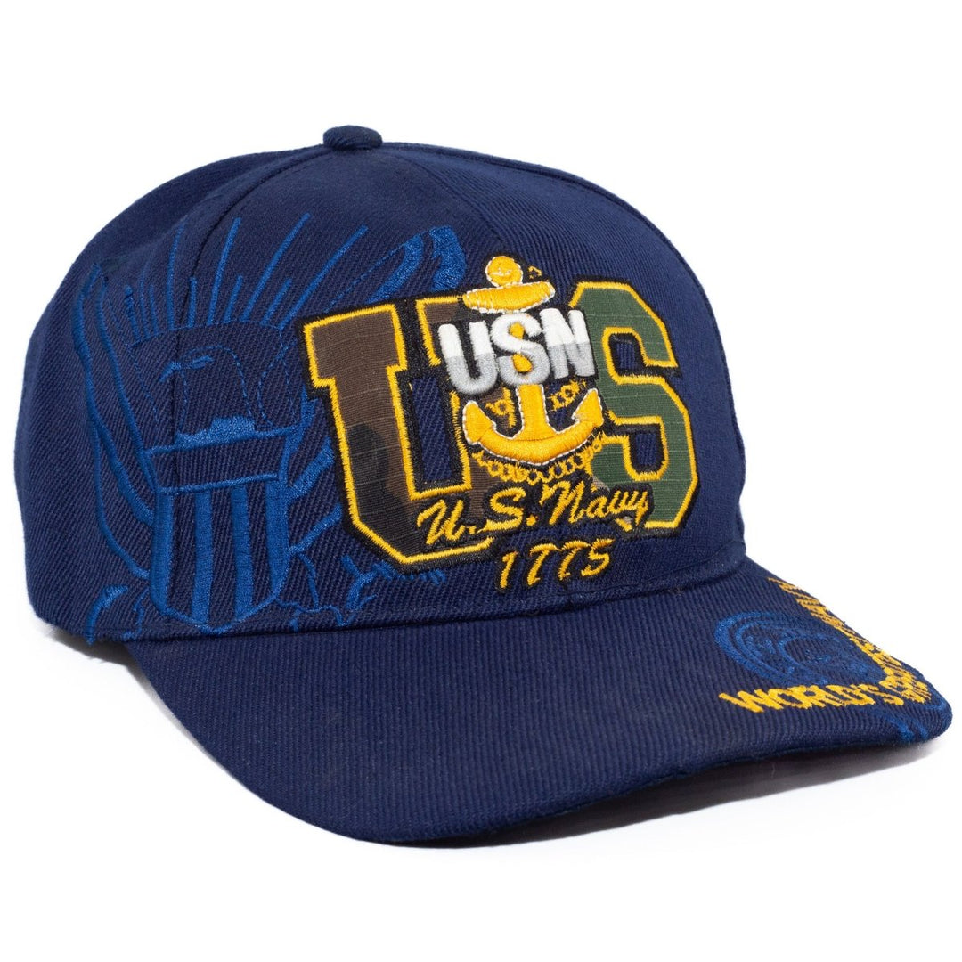 Headwear - USN, U.S Navy 1775, Worlds Greatest Navy - SNAG