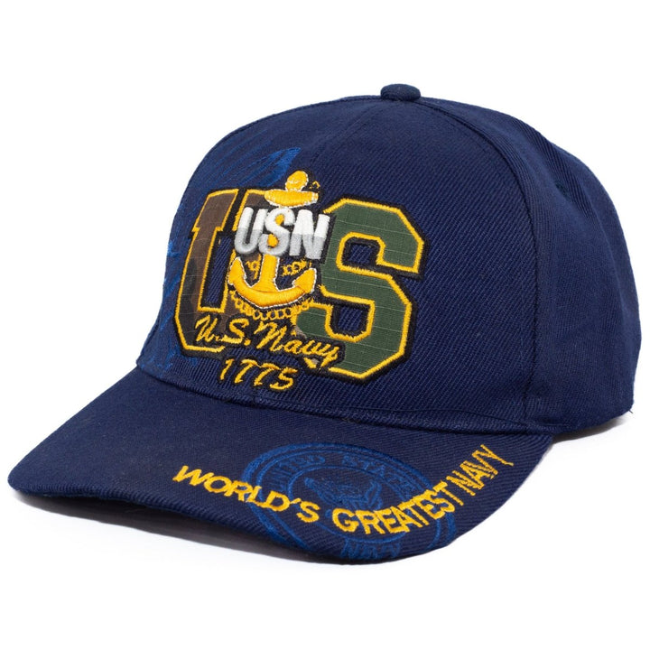 Headwear - USN, U.S Navy 1775, Worlds Greatest Navy - SNAG